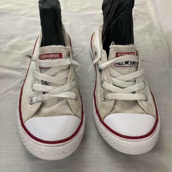 Converse all star youth size 3 (big boys / girls ) Chuck Taylor slip shoe - Picture 4 of 16